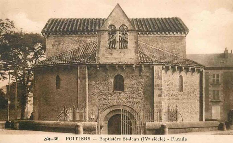 Baptistère saint jean Poitiers